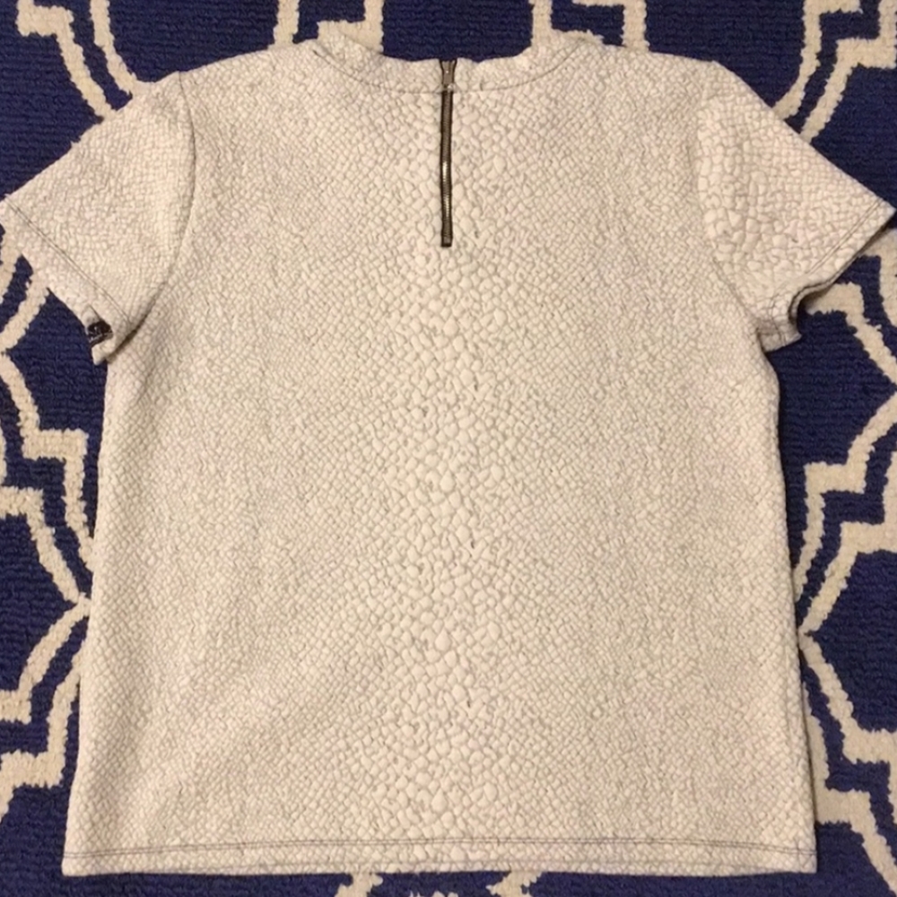 Ann Taylor Faux Python Top - Picture 3 of 5